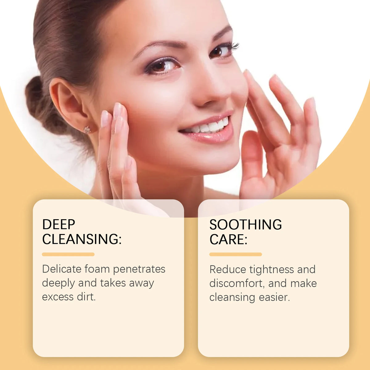Centella Deep Cleansing Foam Facial Cleanser Low PH Soothing Hydrating Exfoliating Blackhead Remover Hyaluronic Acid Face Wash