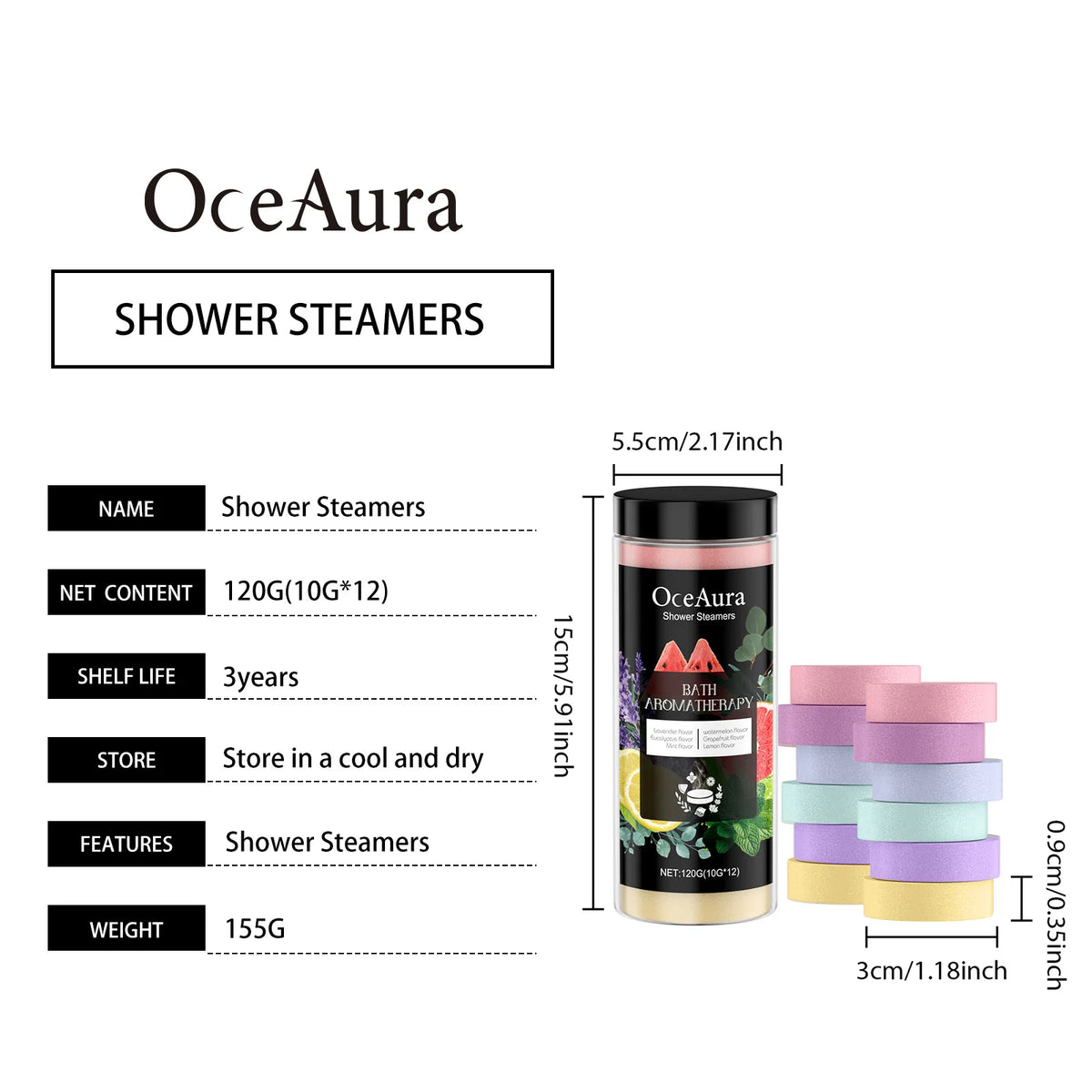 Shower Steamers Tablets Birthday Gift For Women 12 Pack Shower Steamer With Essential Oils Gift For Her Self Care Spa Moisturize