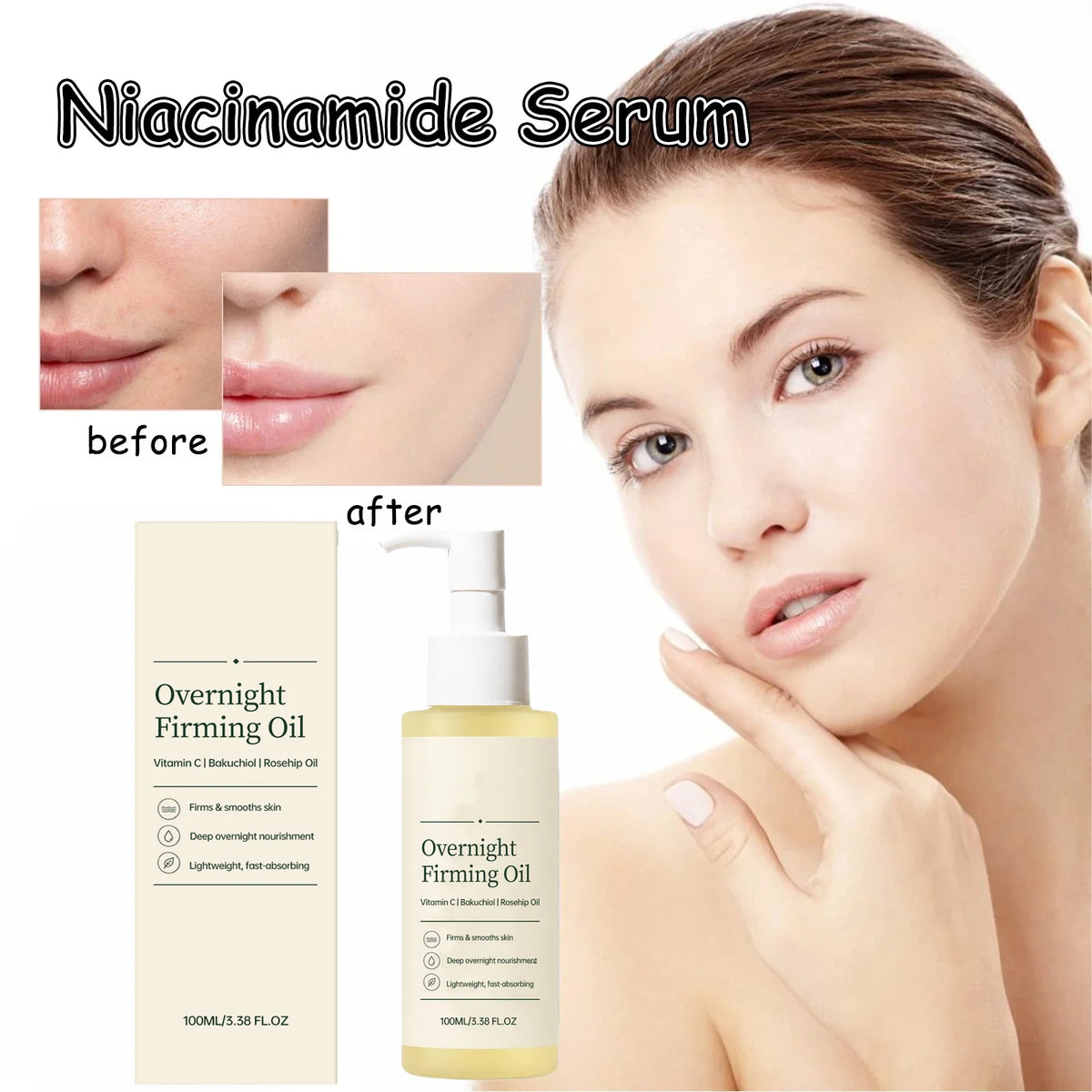 Hot  Facial Serum Oil - Anti-Wrinkle Moisturizing Repair Essence Oil Nourish Skin Reduce Fine Lines