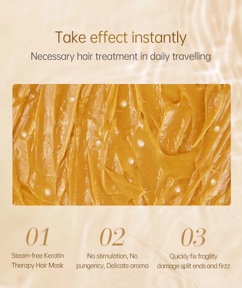 PURC 5 Seconds Magic Hair Mask Argan Oil Nourishing Smoothing Repair Damaged Frizz Masks Hair Care