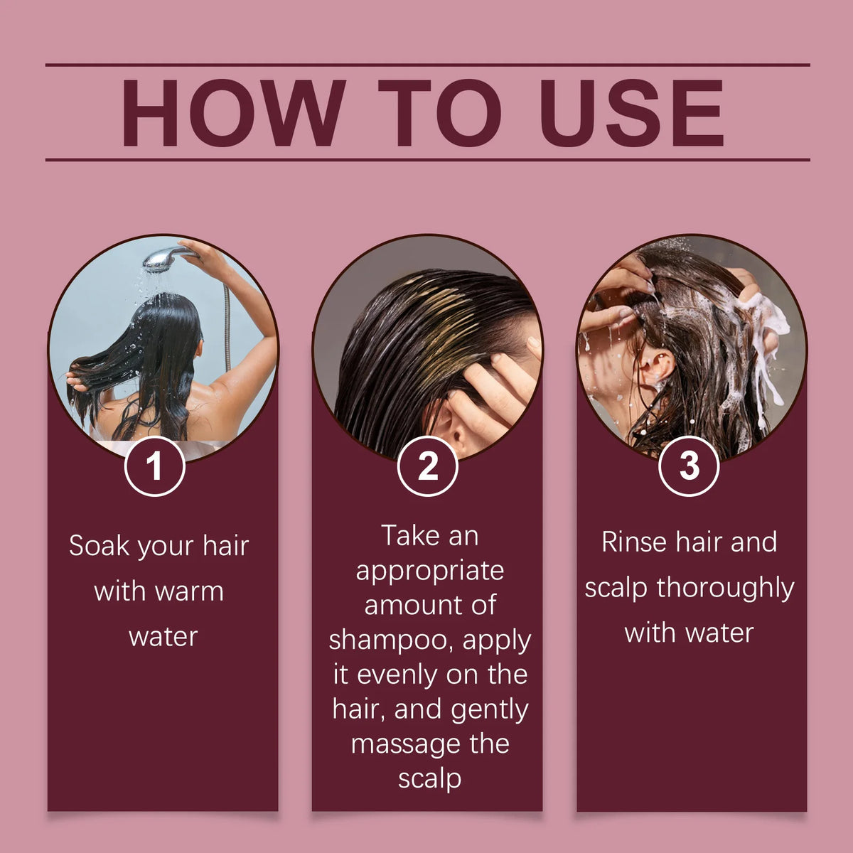 Batana Oil Shampoo Deep Cleaning Moisturizing Smooth Anti Frizzy Repair Damaged Hair Regulate Scalp Oil Regrowth Hair Care Set