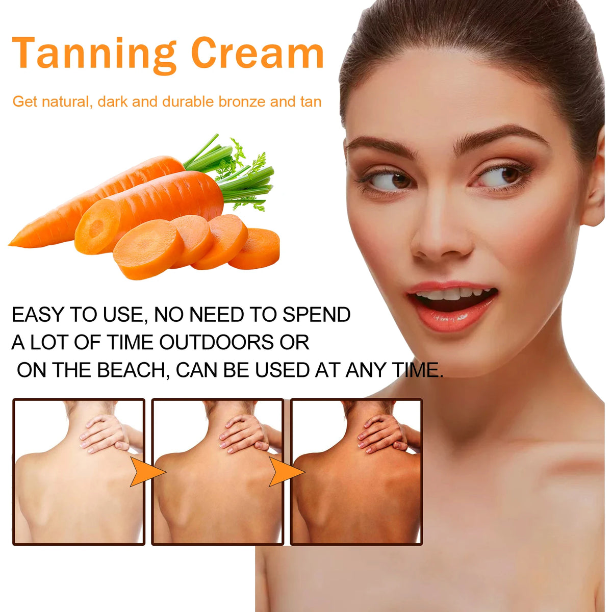 Instant Self-Tanning Lotion Black Brown Self Tanner for Face Body Lasting Glow Body Bronzer Even Skin Tone Bronzing Lotion