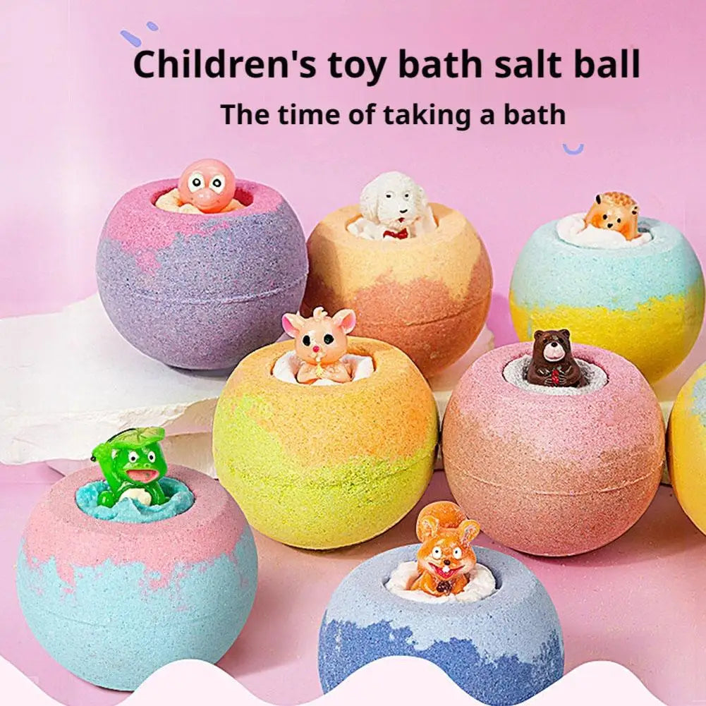 Newly Upgraded 1pcs Surprise Bath Balls Bath Toys Bath Ball Foam Bath Children Bath Ball Mini With Surprise Toy Inside