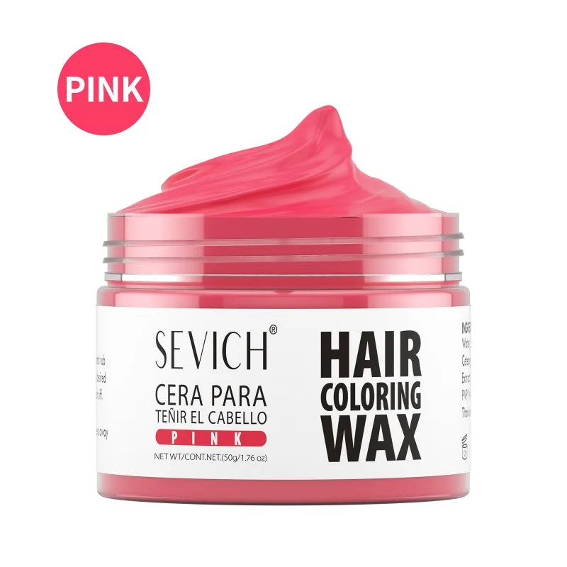 SEVICH Fashion One-Time Hair Color Wax Styling Temporary Dye Cream Gel Mud Pomade For Beards Eyebrow Easy To Wash Hair Dye Wax