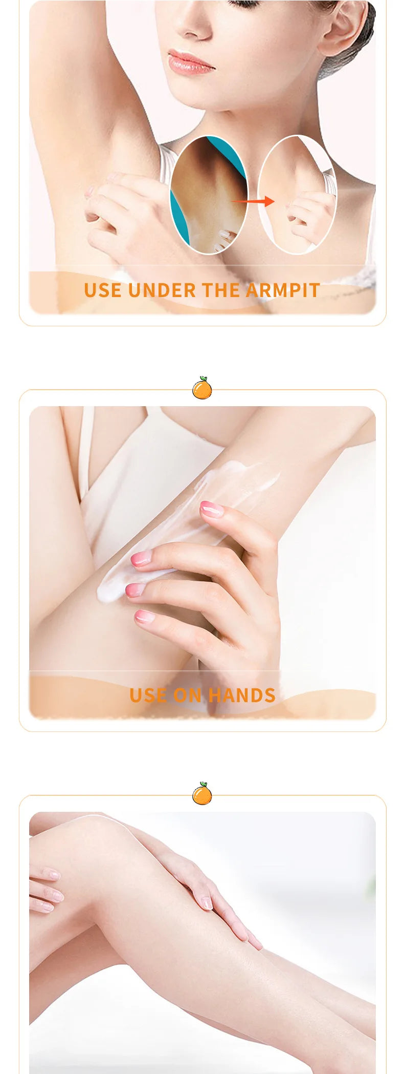 SADOER Vitamin C Whitening Cream Body Armpit Nourishing Anti-aging Smooth Moisturizing Body Lotion Exfoliating Creams Skin Care