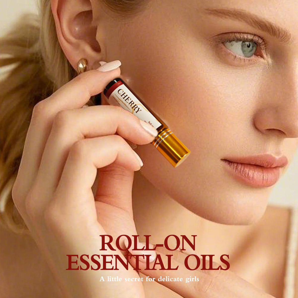 Cookie Scented Fragrance Oils Roll-On, 10ml-Long-Lasting Scent For Comfort- Sweet Baked Scent, Travel-Size Gifts