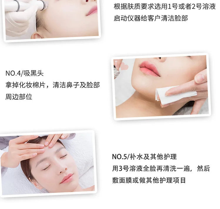 400ml AS1 SA2 AO3 Aqua Peel Solution for Facial Machine Skin Deep Cleaning with Replenish Water & Exfoliating Face Serum