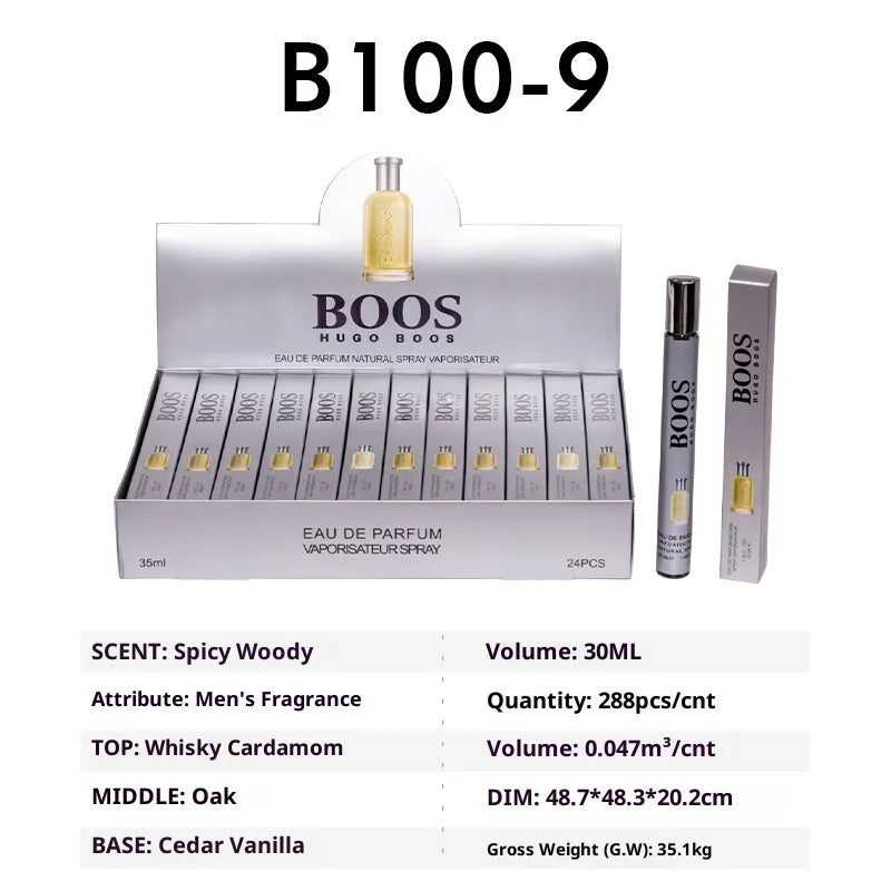 10 pack Brand Perfume Musk Women Perfume Unisex Spray Long Lasting Floral Floral Fruity Light Fragrance Gentleman Gift