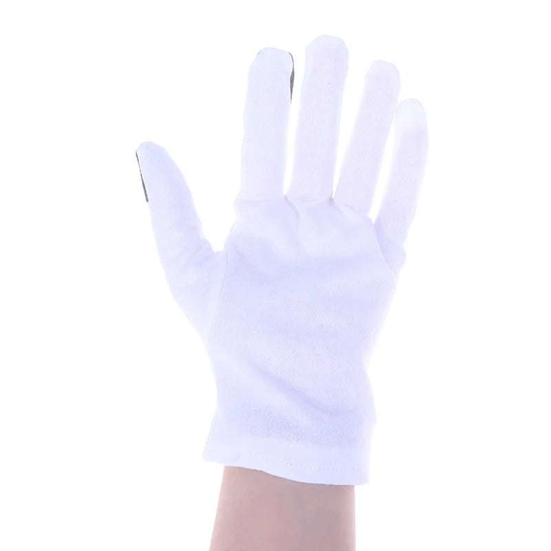 Soft Cotton Moisturizing Gloves For Dry Cracked Hands Bedtime Spa Treatment Lotion Locking Exfoliating