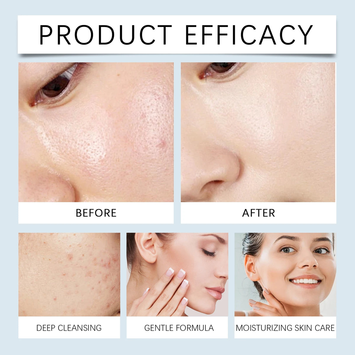 Hoygi 120ml Double Cleansing Gentle Makeup Remover for Face Eyes Soybean Oil Niacinamide No Residue Non Greasy Vegan Cleanser