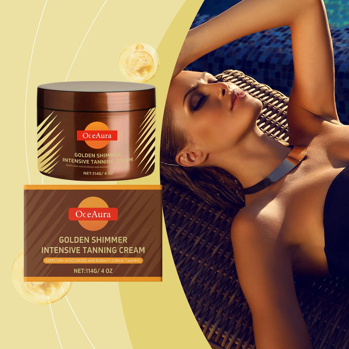 Shine Brown Tanning Accelerator Cream For Body Intensive Tanning Gel Nourish Dry Skin Deepen Lotion Sunless Facial Self Tanner