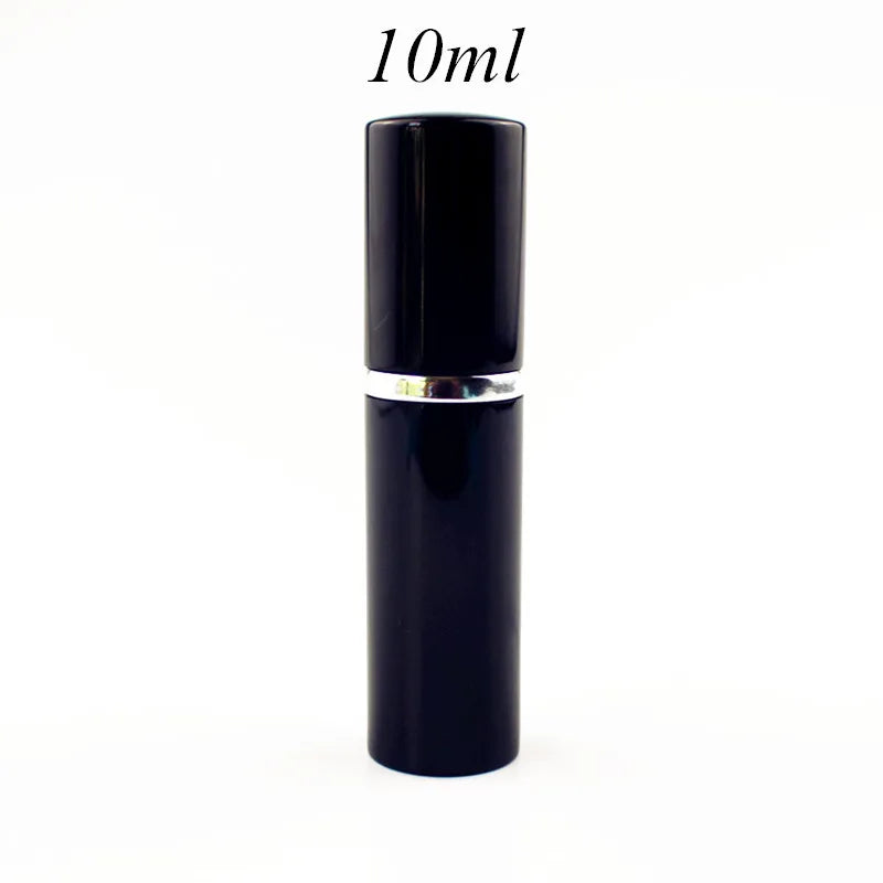 1PC 5ml 10ml Portable Mini Perfume Glass Bottle Travel Aluminum Spray Atomizer Empty Metal Parfume Atomiser Sprayer