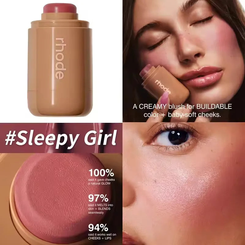 Rhodeskin Lip Gloss Lip Balm Smoothing Lipstick Lines Lasting Nourishing Women Daily Care Makeup Moisturizer Blush Spring Gift