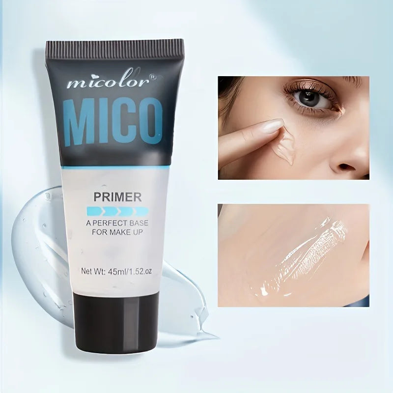 Transparent Jelly Primer Makeup Base Color Rendering Long Lasting Makeup Holding Pre Makeup Base Cream & Makeup Setting Spray