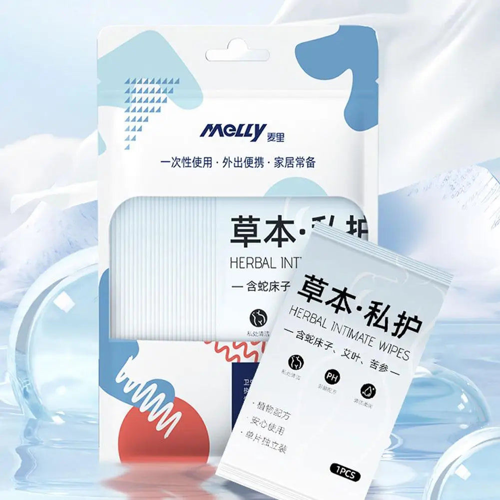 20pcs/bag Feminine Hygiene Care Wipes ultra-lightweight, pH-balanced body and hand cleansing wipes Non-irritant