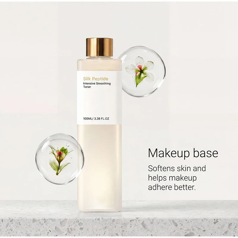 Silk Peptide EGF Facial Toner Gold Particle Smoothing Essence Water Deep Hydration Moisturizing Face Liquid Daily Korea Skincare