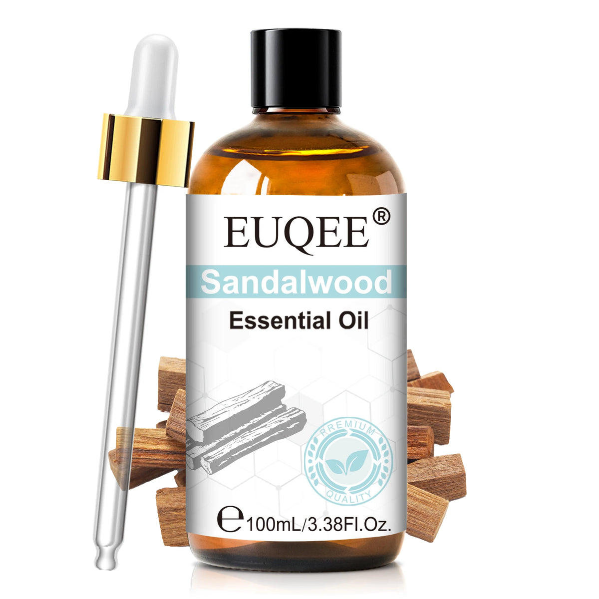 EUQEE 3.38FI.Oz. Aromatherapy Essential Oil For Reed Diffuser Humidifier-100ml Vanilla Lavender Cinnamon Lemon Essential Oils