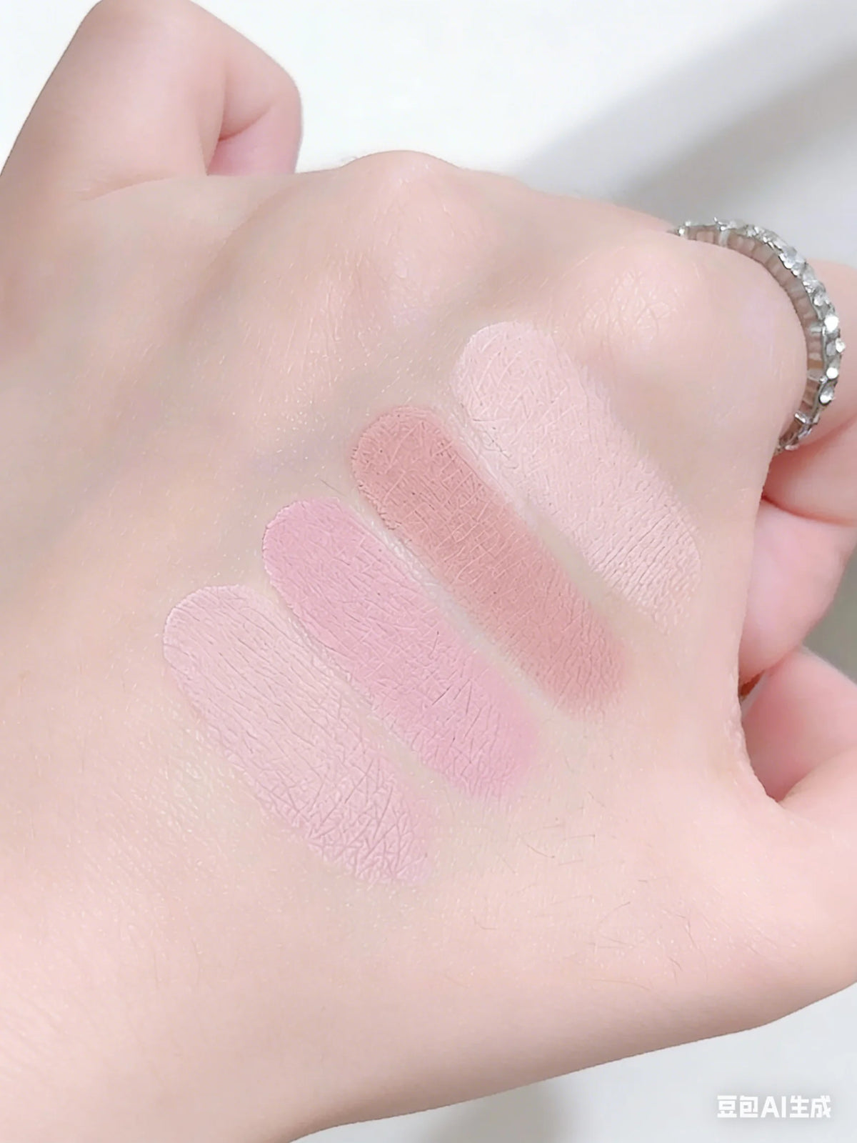 4 Colors Matte Blush Powder Set - Sweet Warm Tone Face Makeup Cheek Brightener Cosmetic Illuminator for Enhanced Facial Beauty