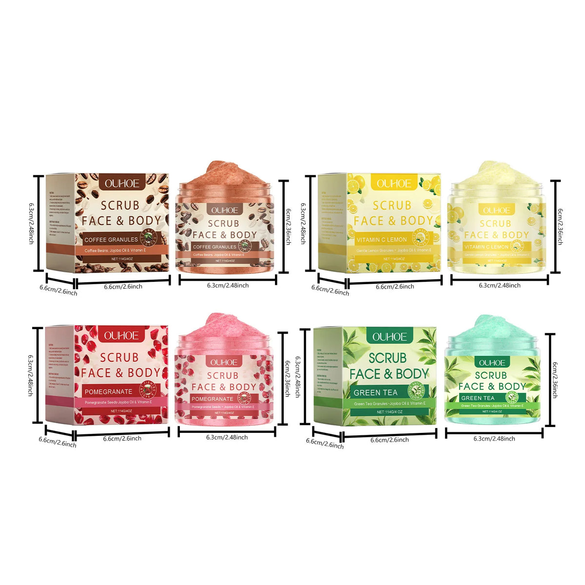 Exfoliating Body Scrub Removing Roughness Oil Cuticle Brightening Softening Hydrating Purifying Smoothing Cleansing Facial Scrub