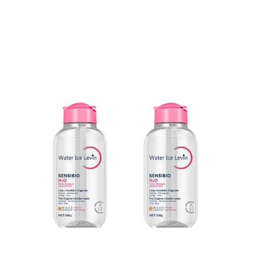 Sensibio H2O The Original Micellar Water for Sensitive Skin，Gently Cleanses, Removes Makeup，Hydrates，with Lactic Acid, Collagen