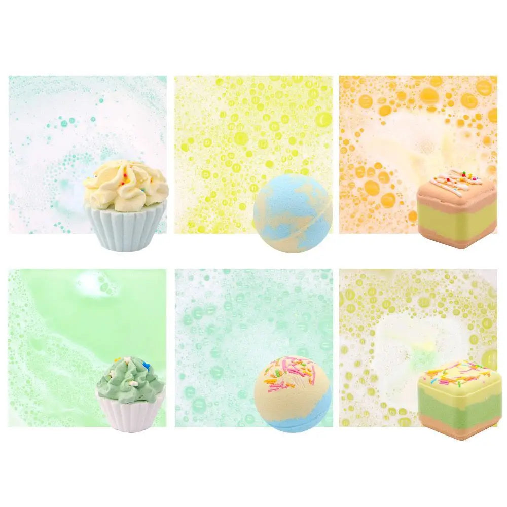 Set Of Boxed Bath Foot Bath Balls, Multi-soaking Float Balls, Bath Balls, Moisturizing Bath Salt Balls, Bath Bubble Balls