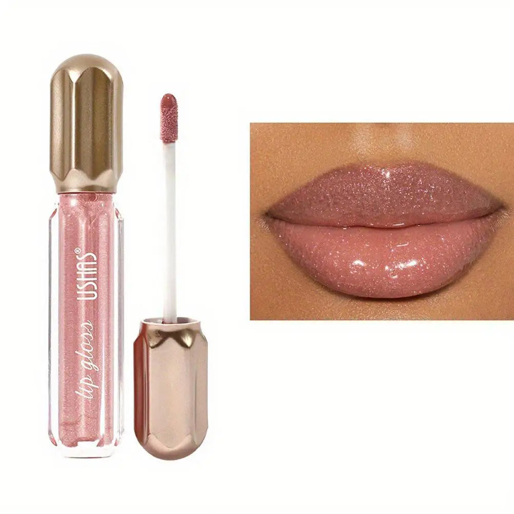 Mirror Pearl Lip Gloss Waterproof Long Lasting Moisturizing Lipstick Shine Glitter Lip Gloss Women Makeup Cosmetic
