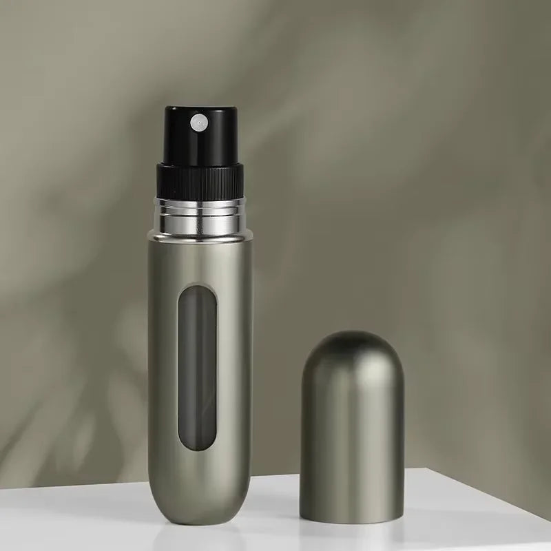 New 5ml Refillable Spray Bottle Mini Flower Pattern Refillable Perfume Bottle with Pendant Empty Cosmetic Containers Cute