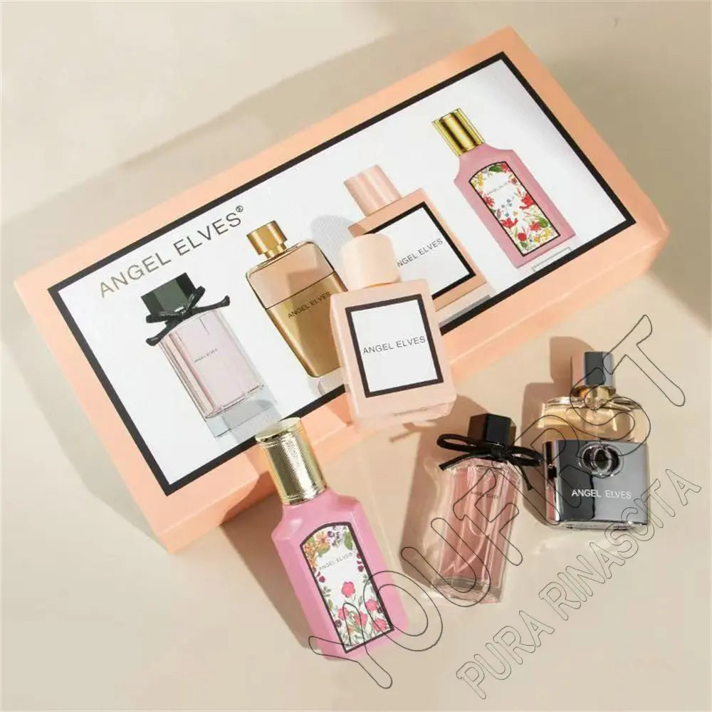 Original High Grade Perfume Women 향수 Floral Scent Spray Feminino Perfumes De Mujer 120ml духи женские стойкие Gift Box 4Pcs Set
