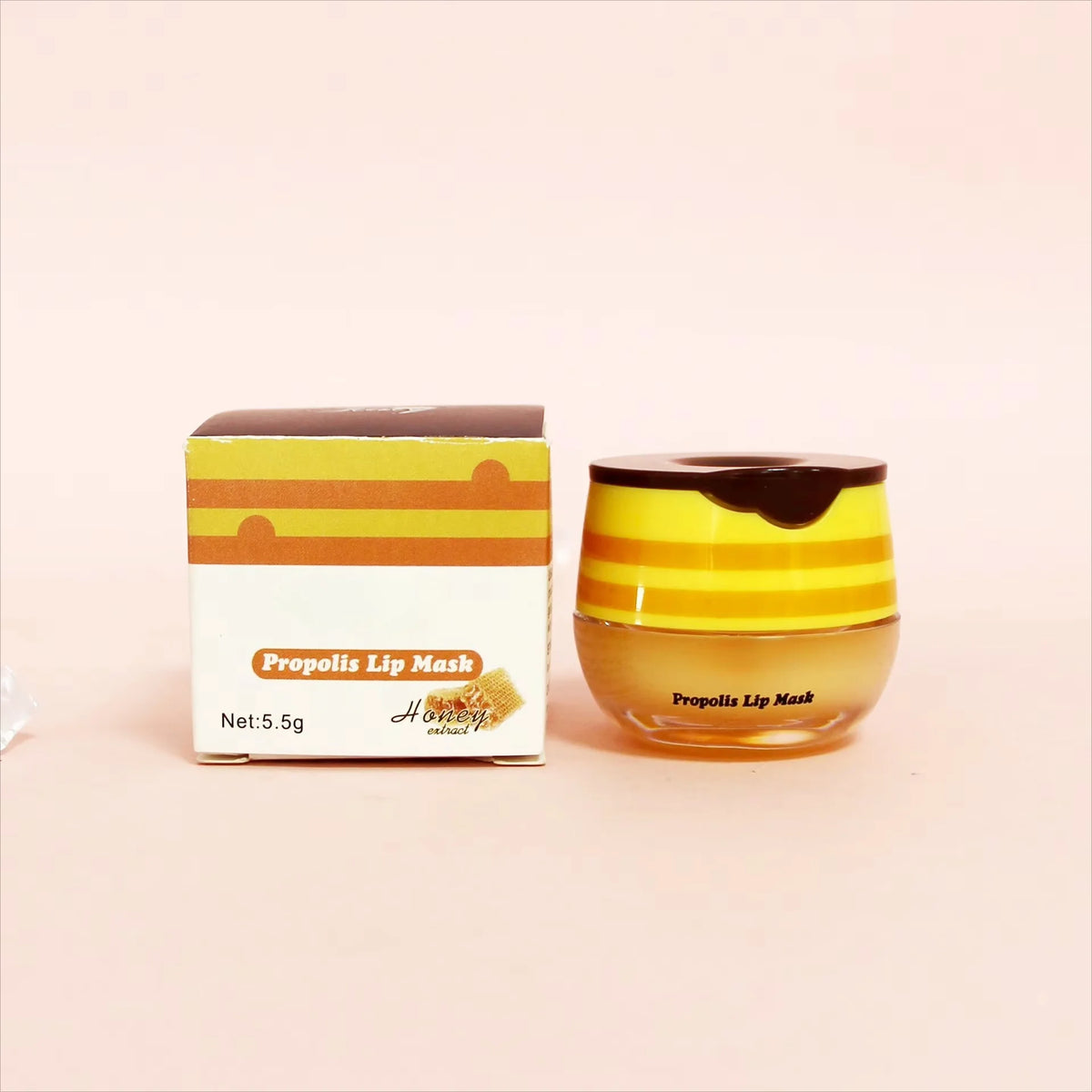 5.5g Lip Sleep Mask Night Sleep Maintenance Moisturizing Lip Gloss Bleach Cream Nourishing Lip Care Strawberry Honey