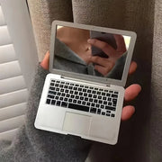 High Quality Pocket Beauty Makeup Mirror Creative Mini Computer Small Mirror Laptop Portable Design Foldable Apple Makeup Mirror