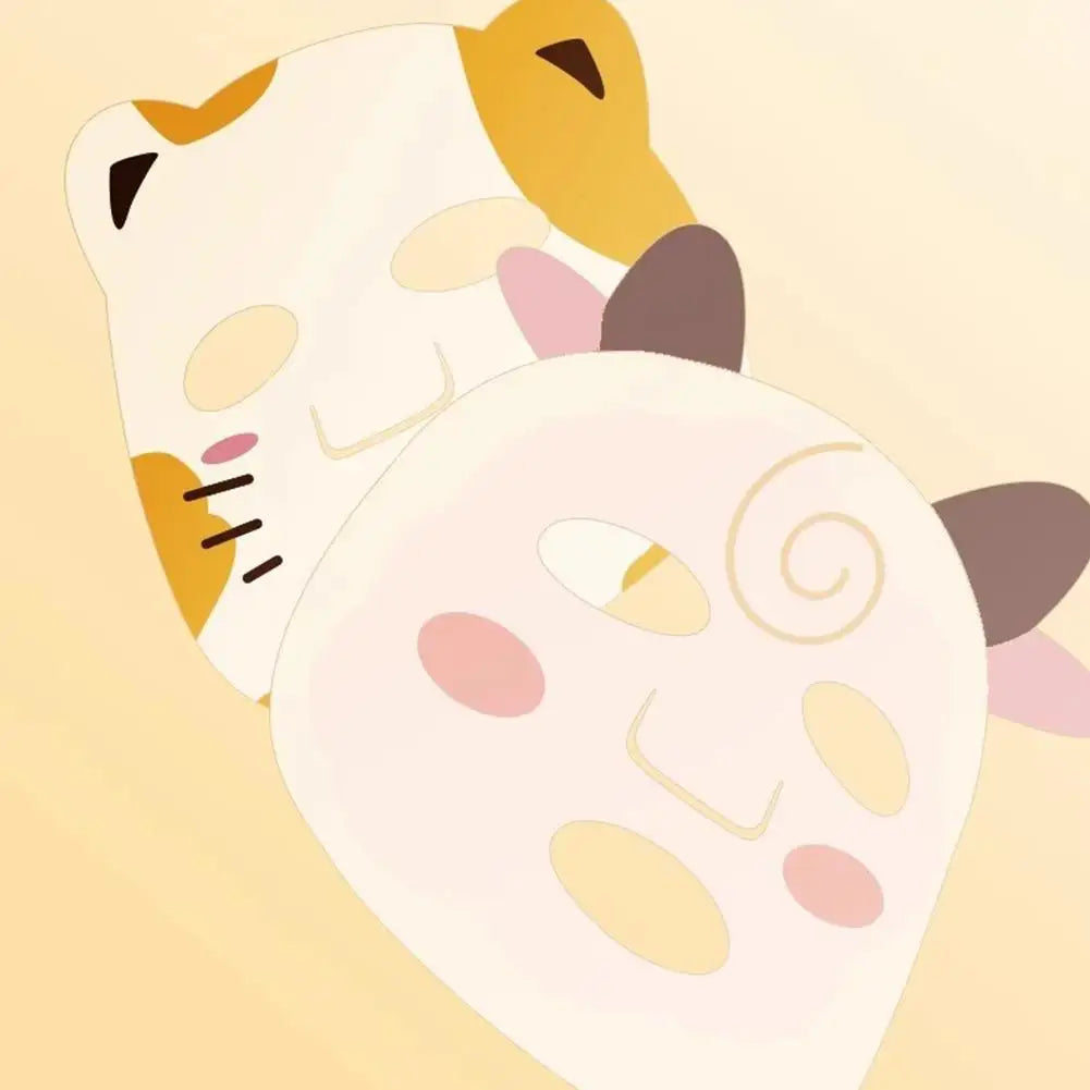 1/5/8 PCS Animal Character Face Masks Hydrating Spa Masks Sheet with Hyaluronic Acid, Skincare Party Facial Masks for Kids Teens