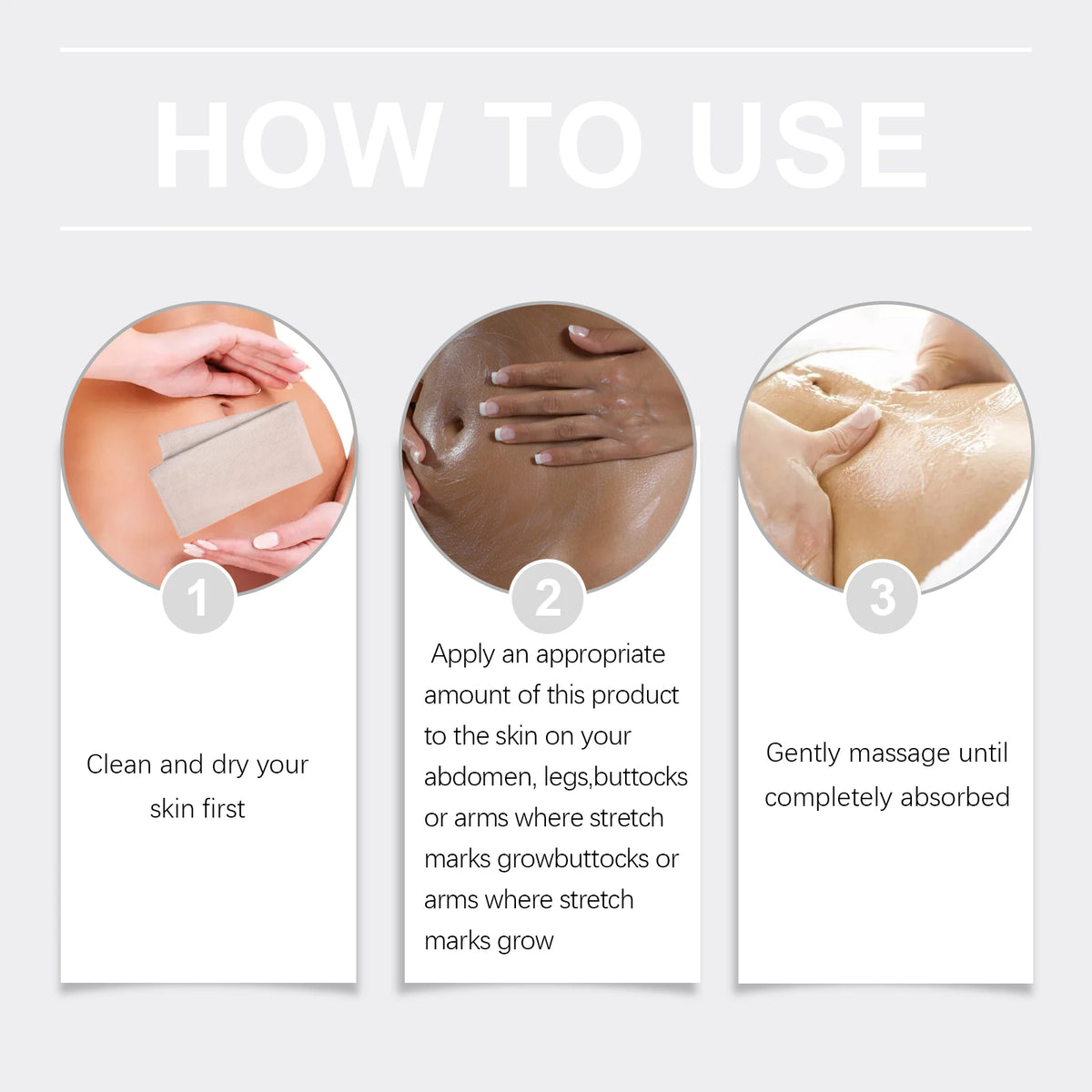6 Peptide Body Essence Stretch Mark Remover Fade Fine Line Firm Repair Obesity Scar Brighten Moisturize Pregnant Skin Care Oil
