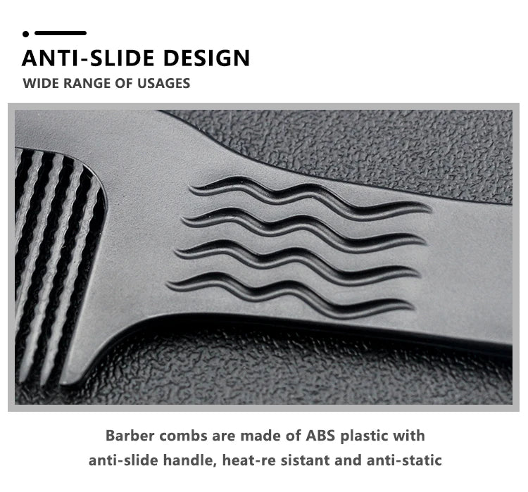 Barber Hairdressing Clipper Comb Anti Static Flat Top Comb for Hairdresser Barber Cutting Comb Professional Salon Beauty Tools