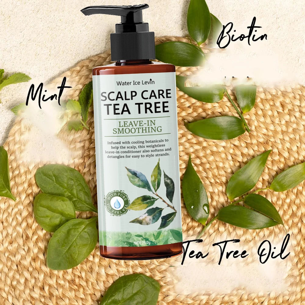 250g Tea Tree Conditioner, Super Fluffy, Moisturizing, Refreshing, Smooth Hair Care for Dry Hair, Long-Lasting Fragrance - Moisturizing and Nourishing - a Summer Essential