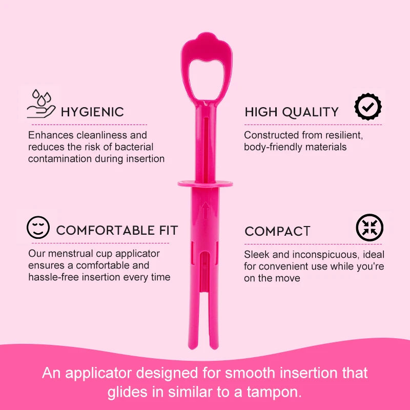 Feminy Menstrual Disc With Applicator Sterilizer Cup Medical Silicone Disco Coletor Menstrual Bowls Mini Period Cup Box