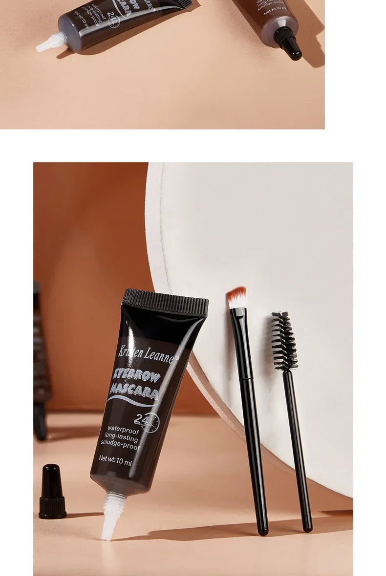 Professional Eyebrow Enhancers Cream Women Natural Liquid Dyeing Eyebrow Set Brow Tattoo Pigments Lasting Waterproof Eyebrow Gel