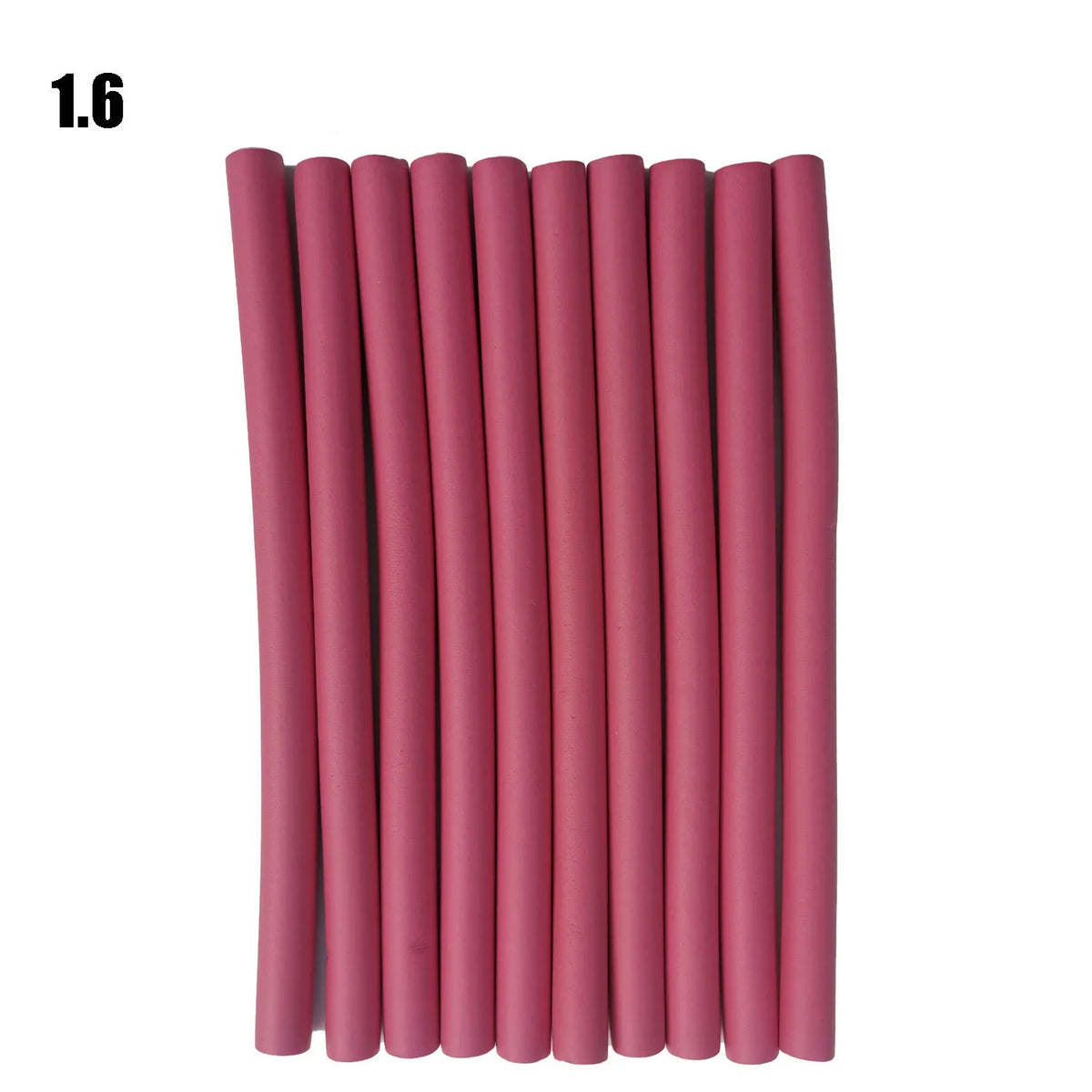 10pcs Flexible Hair Curling Rod Soft  Heatess Hair Curler Makers Foam Bendy Twist Curls Flexi No Heat Rollers Styling Tools