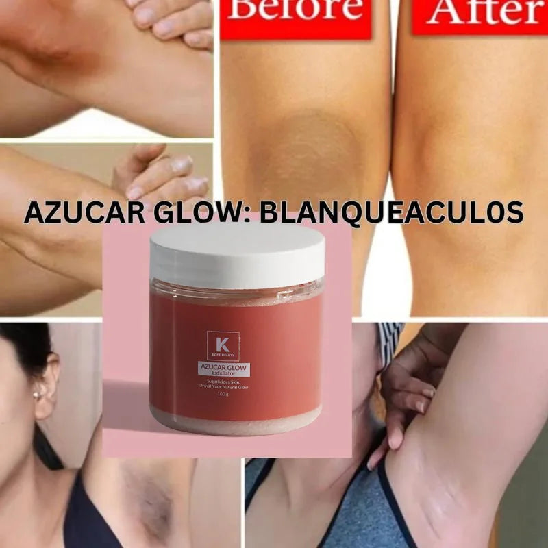 100g KOEC Azucar Glow Exfoliator Facial Sugar Scrub Exfoliation Hydration Brightening Cell-renewal Oil Control Natural Glow
