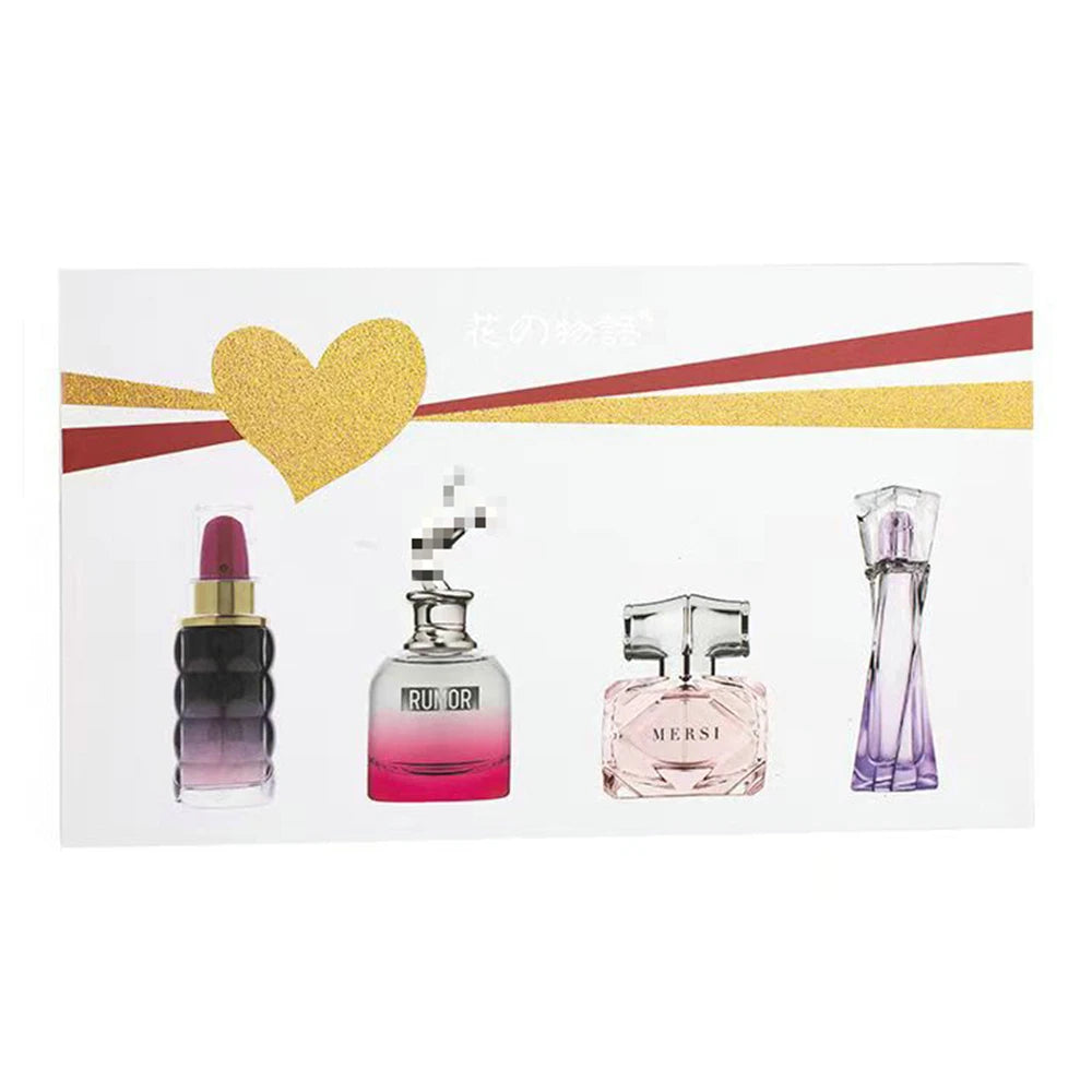 Classic Brand Perfume Women Eau de Parfums Dames 90ml Feminino Perfumes De Mujer Originales Gift Box 4Pcs Set Floral Scent Spray