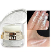 JUJU DREAM Fairy Highlighter Powder Shimmer Glitter Shiny Face Body Brightening Makeup Palette