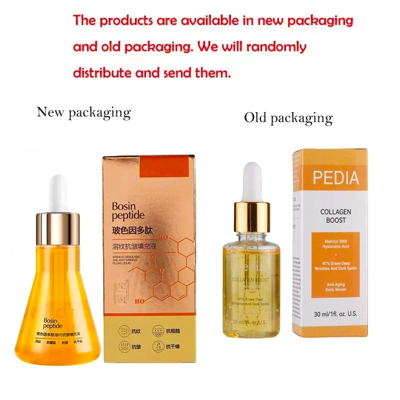 Gold Ginseng Face Essence Polypeptide Lightning Moisturizing Smoothing Facial Serum for Skin Care 120ml/30ml Ginseng Toner