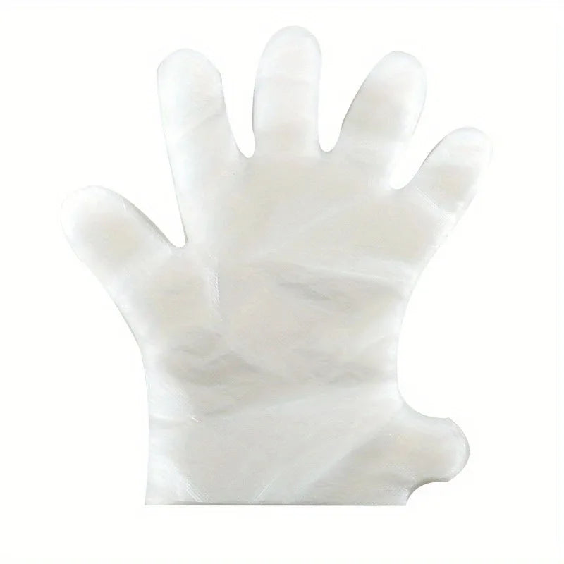 Thick Disposable Hand Mask Gloves, Disposable Foot Mask Foot Covers, Multi-functional Foot/Hand Cover with Blue Adhesive Dots