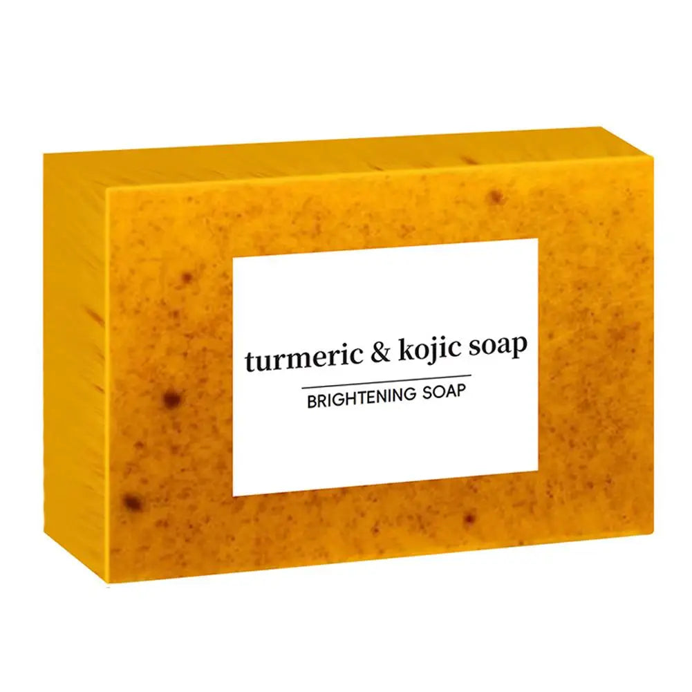 1/3/5Pcs Turmeric Kojic Acid Handmade Soap Scrub for Exfoliation, Moisturizing, Deep Cleansing, Spot Removal, Acne Removal