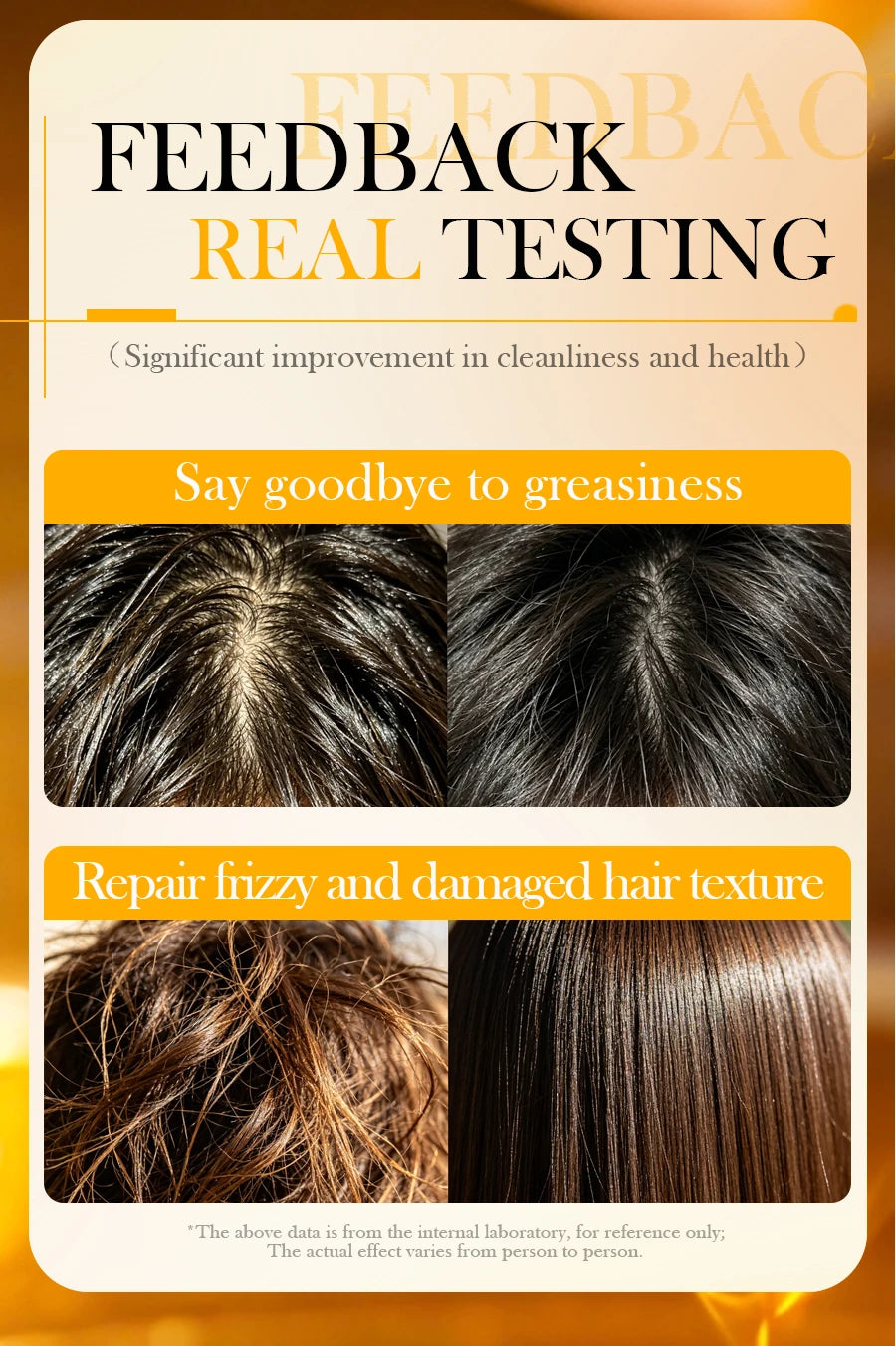 Natural Honey Shampoo Plant Essence Extract Refreshing Shampoo Soft Hair Dandruff and Oil Removal