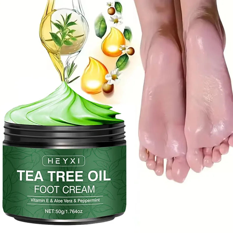 Tea Oil Cracking Cream, Hand and Foot Care, Long-Lasting Deep Moisturizing, Moisturizes Dry Hands, Suitable for All Skin Types