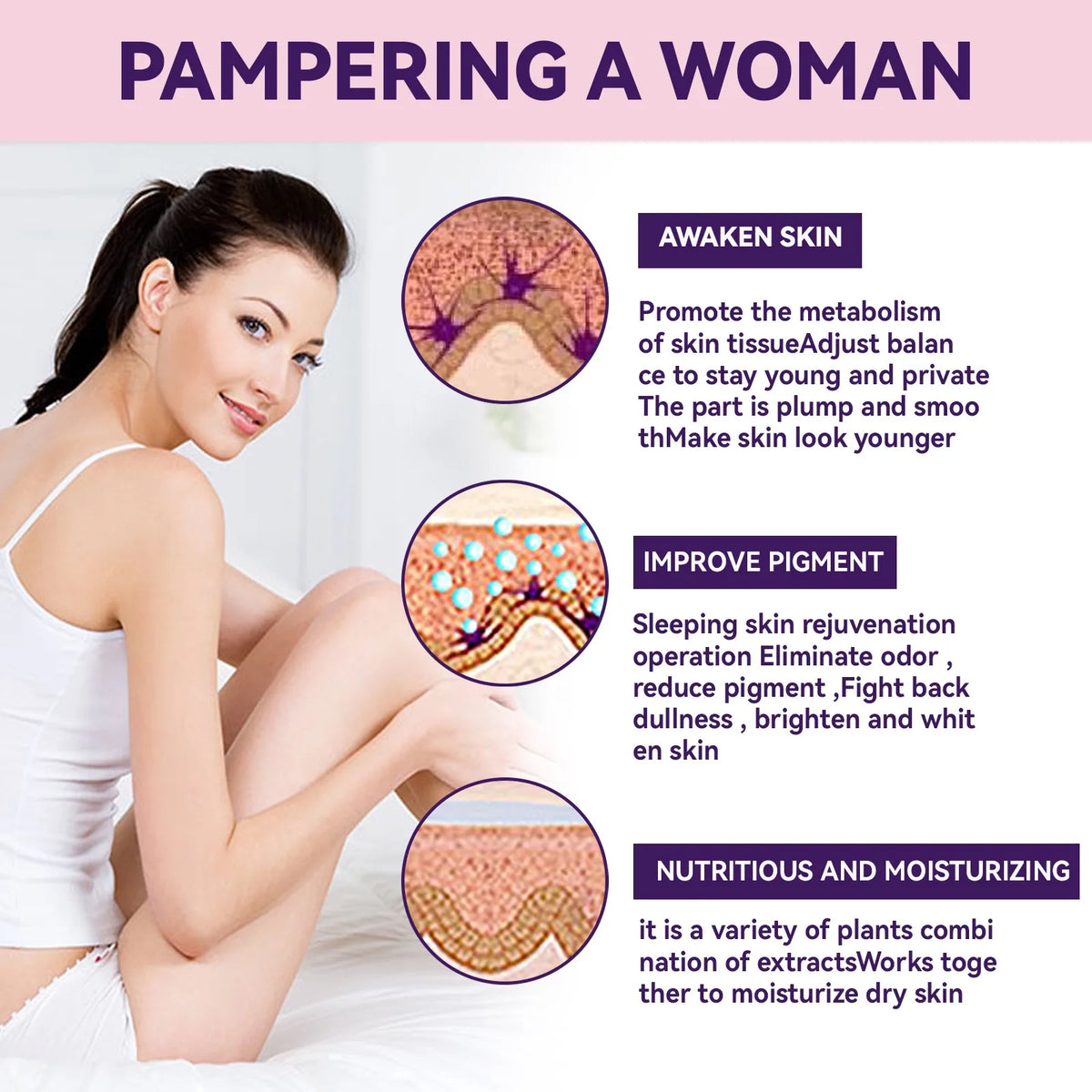Whitening Body Cream Lotion Private Parts Underarm Lips Nipple Anal Bleaching Butt Knee Brighten Remove Melanin Skin Care 20g