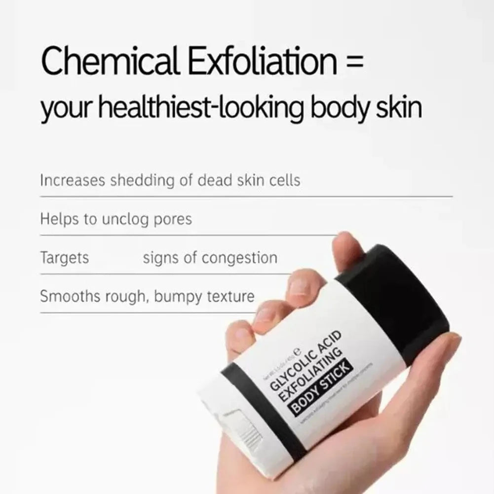 Exfoliating Body Stick Multiple Glycolic Acid Cleaning Long-lasting Moisturizing Nourishing Smoothing Skin Care