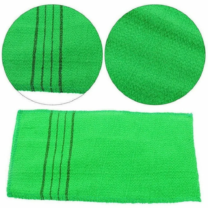 1PC Exfoliating Bath Pad Towel Korean Asian Exfoliating Bath Washcloth Body Scrub Shower Double Sided Exfoliating Cloth Gloves