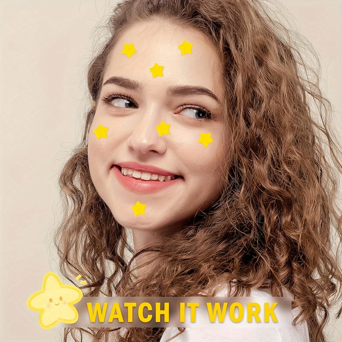 40 pieces of multi-color star acne patches, facial acne patches, concealer acne patches, and pimples patches, ultra-thin.