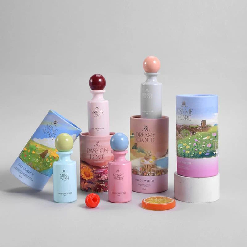 Brand Perfume Gift Set Premium Luxury Perfume Fresh Natural Rose Jasmine Vanilla Eau De Toilette Lasting Alluring Women Perfume